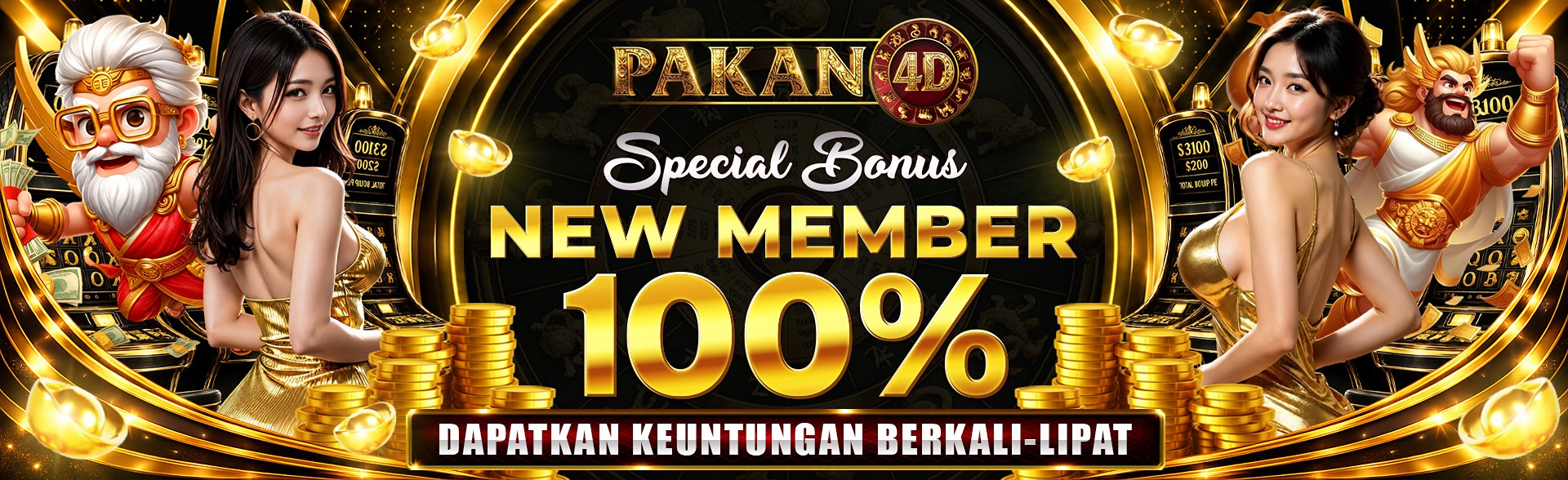 Bonus New Member 100%